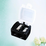 Double Holes huulepulga pliiatsiteritaja kulmude huulepliiatsi jaoks Eyeliner Pencil onesize