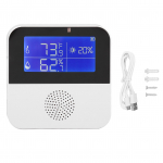 WiFi Niiskuse Temperatuuri Andur K&otilde;rge T&auml;psusega Nutikas Termomeeter H&uuml;gromeeter 2,9-tollise LCD-ga