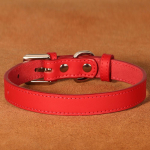 Nahast v&auml;ike kaelarihm Reguleeritav kutsikakoerte kaelarihmad kaelakee Vastupidav lemmiklooma kassi kaelakee v&auml;ikestele keskmistele koertele kassidele chihuahua S