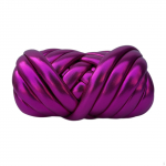 Chunky Yarn Bulky Length 590 inch Weight Jumbo Tubular for Baskets Rug Making Macrame Rose red