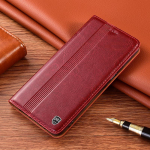 Ehtsast nahast klappkaaned Xiaomi Redmi Note seeriale (9, 10, 11SE, 12, 14 Pro+) Redmi Note 14 4G Global