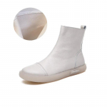 Naiste l&uuml;hikesed saapad s&uuml;gis-talv uued tooted loomanahast pehme tallaga naiste saapad vabaaja k&otilde;rged kingad k&uuml;ljelukuga poolsaapad naistele 41