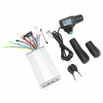 36V 48V 500W elektrilise jalgratta kontrolleri komplekt mootorikontroller 805 poolgaasik&auml;epidemega LCD-paneeliga