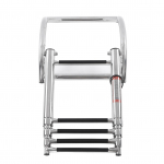 Paadisilla redel 4 astet 304 roostevaba teras poleeritud viimistlus kokkupandav teki redel purjekatele