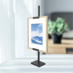 Tabletop Picture Frame Stand, Adjustable Height up to 29 H Standing Table Display