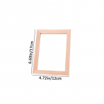 H&otilde;&otilde;guv Po raamiga lauapildiraamid, helendav hoidik, lihtne 3D-valguskaunistusega LED-valgustiga puidust USB-LED-pildiraam