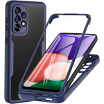 Kaitse&uuml;mbris - Samsungile - A53 5G - Tumesinine - Kriimustuskindel - 360&deg; kaitse sinine