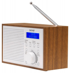 Denver DAB-46WHITE - Digitaalne raadio DAB+ ja FM, Denver pruun