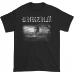 Norra Black Metali b&auml;nd BURZUM Rock Tume Punk Naiste ja Meeste Must L&uuml;hikeste Varrukatega Digitaalprint L&uuml;hikeste Varrukatega T-s&auml;rk S