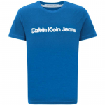 Calvin Klein Kirjaprindiga Hingav L&uuml;hikeste Varrukate T-s&auml;rk Meeste Topid Sinine J323251C3B XL