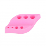 Multi functional Silicone Microblading Pen Rack Tattoo Ink Pigment Cup Holder Stand Pink roosa