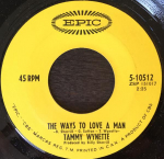 7-tolliline plaat TAMMY WYNETTE - The Ways To Love A Man / Still Arou 510512 Epic 1969 Kanada Folk Kasutatud