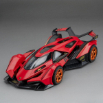1:32 Lambor V12 GT Superauto Mudel M&auml;nguasi Metallist Valatud T&otilde;mmatav Muusika Tuli Miniatuursed V&otilde;idus&otilde;iduautode Mudelid Kaunistus Poiste Kingitused punane