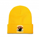 Vintage Retro must kass Pew Pew Madafakas kootud m&uuml;ts Beanie s&uuml;gistalvem&uuml;ts soe pol&uuml;estrist vabaaja m&uuml;tsid unisex naistele One Size