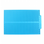 Silikoonist ruudukujuline n&otilde;udekuivatusmatt Kuumakindel t&uuml;hjendusn&otilde;ud N&otilde;udepesumasin Vastupidav padi padi s&ouml;&ouml;gin&otilde;ude lauamatt hall