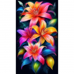 Fantaasia Valge Lilleline Maastik Strasspilt 5D Ise-tee Teemantmaal Mosaiik Lill Tikand Suurem&otilde;&otilde;tmeline ristpiste Full Round 50x100CM