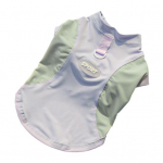 P&auml;ikesekaitsega koerte s&auml;rk, hingav, kiiresti kuivav, j&auml;&auml;siidist koerte jahutav T-s&auml;rk, suvine lemmiklooma varrukateta riietus v&auml;ikestele ja keskmistele koertele S lilla