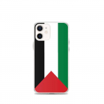 Coque iPhone &ndash; Mitmev&auml;rviline &ndash; Drapeau Palestine &ndash; Supp &ndash; Silikoon &ndash; &Uuml;hilduv iPhone 12 mini