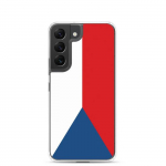 Coque T&eacute;l&eacute;phone Drapeau Tch&eacute;quie &ndash; Samsung Galaxy S22 Plus