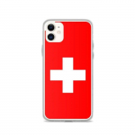 Coque iPhone - mitmev&auml;rviline - Drapeau Suisse - Souple - TPU - &Uuml;hilduv iPhone 11