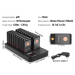 Restorani klienditeeninduse piiparis&uuml;steem juhtmevaba leviala valik ootej&auml;rjekorra signaal k&uuml;lalise kliendi kutsumise piiparid