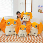 Digimon Adventure Kawaii Patamon T&auml;idisega Pehme M&auml;nguasi Nukk Multikas Armas Anime Kuju Pehme Padi Toa Dekoor Peluche S&uuml;nnip&auml;evakingitus 35cm
