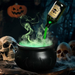 Luukerdepotid N&otilde;iakatlad Ujuvate Maagiapudelitega, Halloweeni Dekoratiivpotid, N&otilde;iakatel, Ujuv N&otilde;iakatel no skeleton