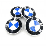 4 X 68mm VELJEKATE KATE BMW KLASSIKALINE SININE LOGO UUS L&Auml;BIM&Otilde;&Otilde;T