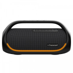 Tronsmart Bang 60W Bluetooth-k&otilde;lar, IPX6 veekindel, 15-tunnine t&ouml;&ouml;aeg, SoundPulse bass, TuneConn 100 k&otilde;lari s&uuml;nkroniseerimine, NFC, Power Bank, peo LED-tuled must