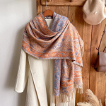 Mood Luksusbr&auml;nd Talvine Pont&scaron;o Sall Naiste Suur Sall Pashmina Hijab Foulard Echarpe Disain Daami Stool Pea Sallid