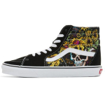 Vans Sk8-Hi Beauty Skull Unisex Tossud Must Liblikas-Ruuduline T&otilde;eline Valge VN0A5HXV640 36.5