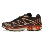 Salomon XT-6 Delicious Retro Trend P&otilde;rutust summutavad libisemiskindlad kulumiskindlad kerged madalad jooksukingad Unisex Jooksukingad Pruun Oranž 417515 45⅓
