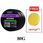 Auto plastiku taastaja Tagasi musta l&auml;ikega auto sisemuse naha ja paneelide uuendamise vaha kattevahend auto poleerimis- ja paranduskate