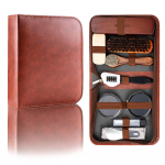 Hobusej&otilde;hvist hari ja kingakreemikomplekt: Must ja v&auml;rvitu nahapuhastus- ja hoolduskomplekt kingadele ja jakkidele