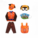 Anime Koerapatrull Laste T-s&auml;rgid P&uuml;ksid Seljakott M&uuml;ts Marshall Chase Skye Zuma Rubble Laste Patrullivormid Halloweeni Cosplay Kost&uuml;&uuml;m as the picture-L-140