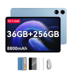 Blackview MEGA 3 AI MTK G100 12,1 tolline 8800 mAh Android 15 tahvelarvuti 12 GB RAM 256 GB ROM-i salvestusruum only tablet sinine