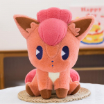 Kuuesabalise punarebase nuku Q-versioon, lemmiklooma Pok&eacute;moni seeria pl&uuml;&uuml;snukk 35cm【0.45kg】