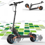 JOYOR S8S - Trottinette &eacute;lectrique - Deux moteurs 1200W - batterie 48V 26Ah - Max 55km/h - Autonomie 75km -10'' pneus - Noir