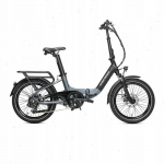 JOBOBIKE ACE - V&eacute;lo &eacute;lectrique pliable - 250 W - 36 V - 10 Ah - Vitesse maximale 25 km/h - Roues 20 pouces - Noir