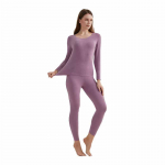 Hengyuanxiang Women's Antibacterial Seamless Thermal Underwear Set 175