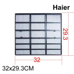 Kohandatud &otilde;hukonditsioneeri filtrite komplektid Haier erinevatele mudelitele (1p/1,5p/2P)Vana masina eritellimus Kodumasina osad 28,7x26,8 cm
