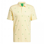 Adidas Originals Trefoil SS25 Golfi seeria Moodne Mugav Mitmek&uuml;lgne L&uuml;hikeste varrukatega Polo s&auml;rk Meeste &uuml;laosad Helekollane JM8257 S