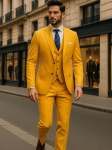 Klassikaline Meeste &Uuml;likond 3-osaline Slim Fit Jakk P&uuml;ksid Vest Formaalne T&ouml;&ouml;le K&auml;imine &Auml;ri&uuml;likonnad Pulm Pruut Smoking Meeste &Uuml;likonnad S kuldne