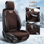 Luksuslik Palus Talvine Autoistmekate Napa Nahast Pehme Soe Mugav Hea Isolatsioon Hingav Alumised Augud Universaalne Sobivus Artificial Plush&Autumn And Winter