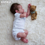 T&otilde;elisev&auml;&auml;rsed 46 cm Reborn beebinukud TWIN B t&auml;issilikoonkeha Simulatsioon Poissbeebi Nukud Elutruud Magavad Vastss&uuml;ndinud T&uuml;drukunukud Lastele J&otilde;ulukingitused girl doll