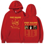 Retro P Posts M Malones Tuur 2024 Albumi Huppar Meeste Hip Hop Mood Pullover Dressipluus Unisex Vabaaja R&otilde;ivad &Uuml;legabariidiline Kapuutsiga S