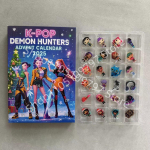 Kpop Deemonik&uuml;tid Advendikalender Huntrix Rumi Mira Zoey SAJA Poisid Derpy Tiiger Uusaasta Kaunistused J&otilde;ulude Tagasilugemise M&auml;nguasjad Kingitused Two Calendars