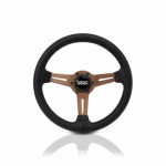 Volant Sportif - OCC - CLASSIC - Piel Perforada - Diam&egrave;tre 350mm - Noir must