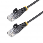 V&otilde;rgukaabel - STARTECH - 0,5M &Otilde;HUKE CAT6 - Must - 28 AWG - 0,25 mm&sup2; vaskjuht