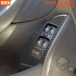 Mercedes-Benz C klass W203 2005-2007 autoukse elektrilise klaasakna t&otilde;stepaneeli katte jaoks, s&uuml;sinikkiust sisekujundus LHD red